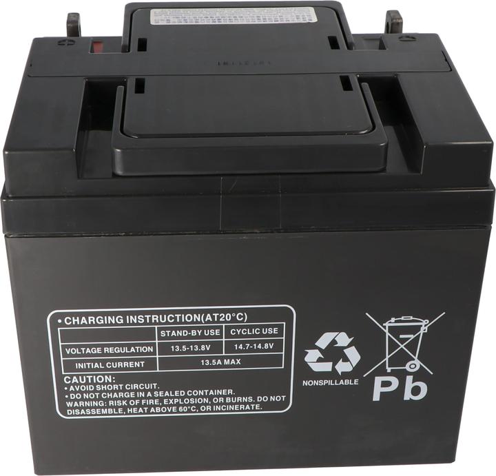 Actual product image Multipower MP45-12 Akku mit M6 Schraubanschluss, 12 Volt 45 Ah (12 V, 45 Ah)