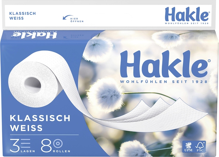 Immagine prodotto Hakle Bianco classico (8 x)