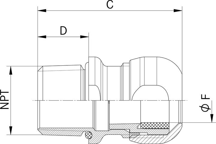 Actual product image Lapp Cable bushing Clamp Ø (max (4.25 cm)
