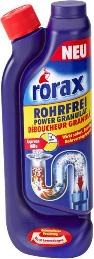 Actual product image Rorax Drain cleaner granulate