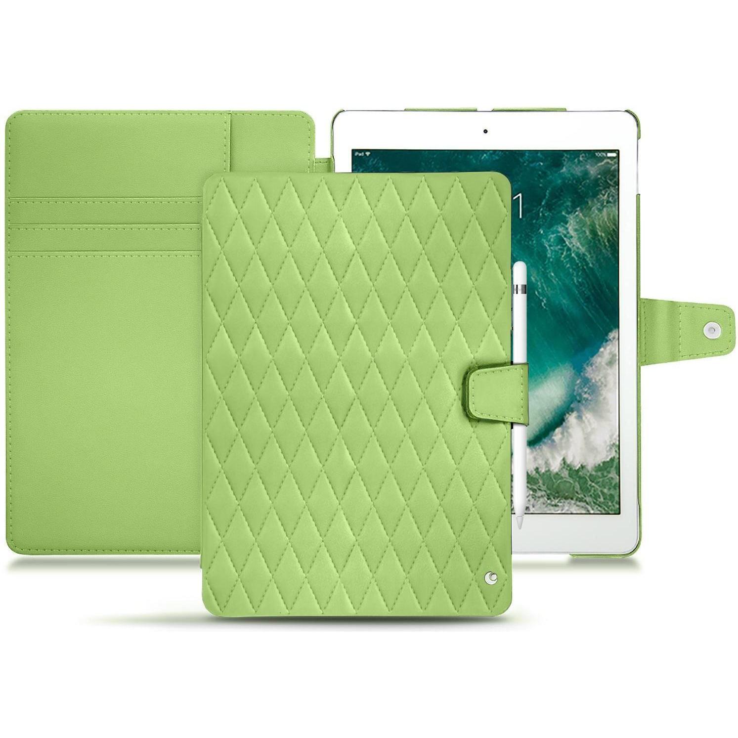 Noreve Lederschutzhülle Wallet (iPad Air 2019 (3. Gen)), Tablet Hülle, Grün