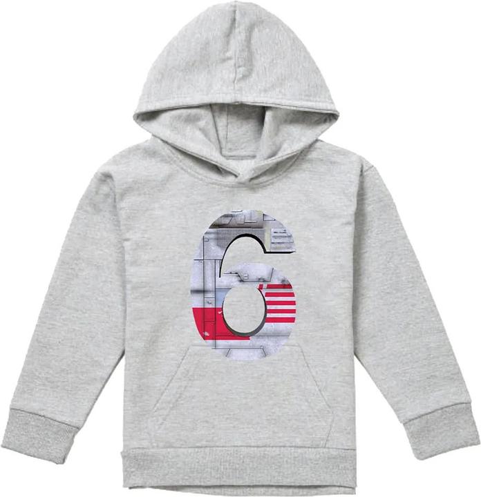 Produktbild Star Wars Kapuzenpullover meliert 6 Geburtstag (128)