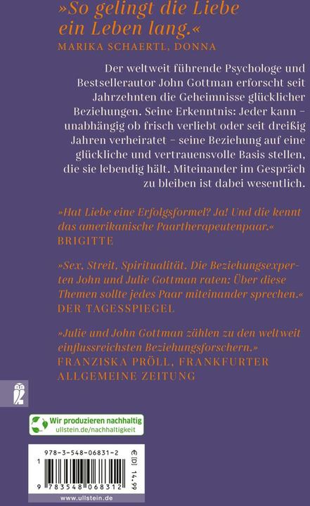 Immagine prodotto 8 Gespräche, die jedes Paar führen sollte (Tedesco, Julie Schwartz Gottman, John M. Gottman, 2024)