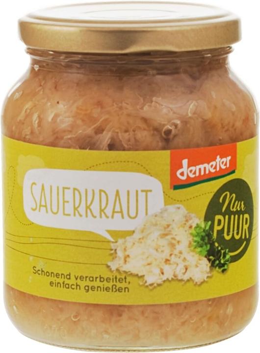 Nur PUUR Sauerkraut (jar) ATG 310g (350 g)