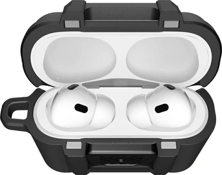 Actual product image Spigen Lock Fit AirPods Pro 3 Case Matte Black