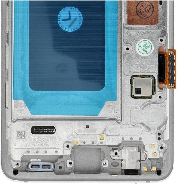 Productafbeelding FixCell LCD display! display LCD SAMSUNG S10 G973 with frame white (refub) (Scherm)