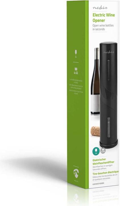 Actual product image Nedis Electronic Wine Opener ABS (Electric corkscrew)