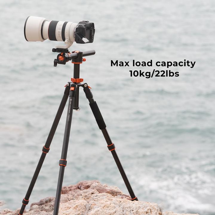 Produktbild K&F Concept T254A4+BH-28L Magnesium Aluminum Alloy Tripod (Metall)