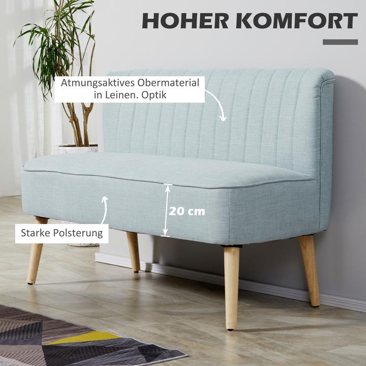 Actual product image Homcom Sofa for 2 persons (2 person sofa)