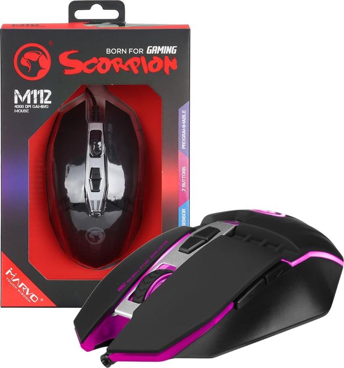Actual product image Marvo M112 mouse (Cable)