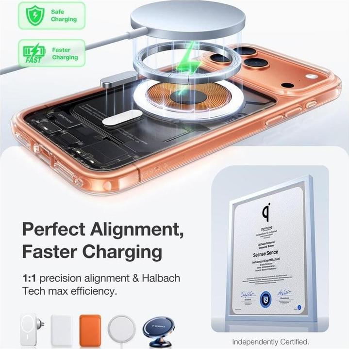 Actual product image Torras - Guardian Magnetic Series - iPhone 17 Pro Max - Clear (Apple iPhone 17 Pro Max)