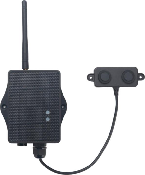 Actual product image Dragino DDS45-LS LoRaWAN distance sensor 0.3-4.5m 868MHz with Solar