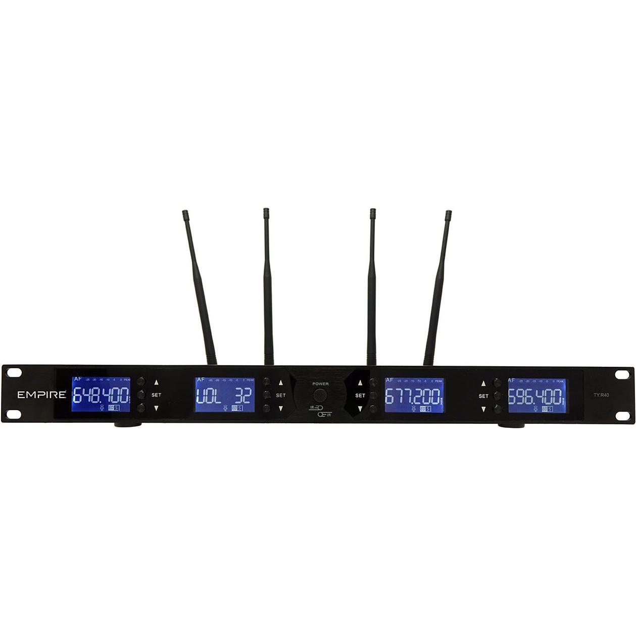 Empire RICEVITORE UHF 4 CANALI PER TY.MD100 TY.MN100 TY.JI100, Mikrofon