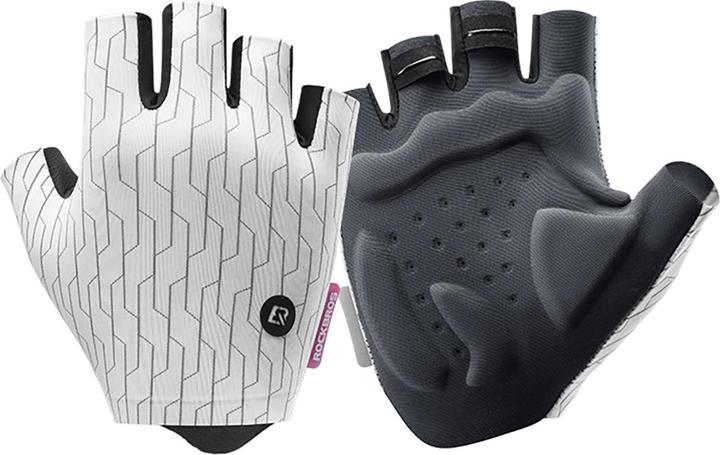 Rockbros MTB cycling gloves size: S - white and black