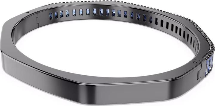 Produktbild Swarovski Matrix Armreif Baguette Schliff Blau Rutheniert (17 cm, Swarovski Metall)