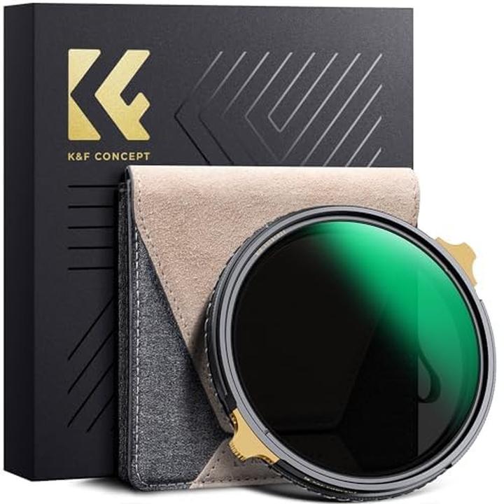 Actual product image K&F Concept ND2-32 & CPL Filter 82mm 2-in-1 Variable ND and Polarizing Filter (82 mm, Neutral density filter)
