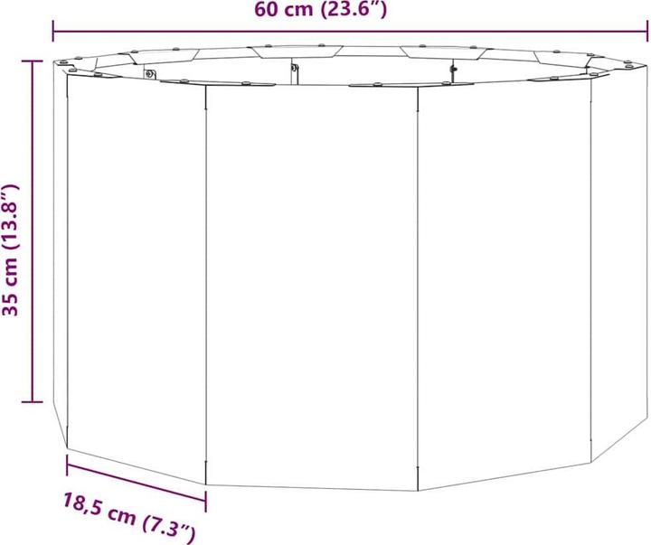 Produktbild vidaXL Garten-Pflanzgefäss