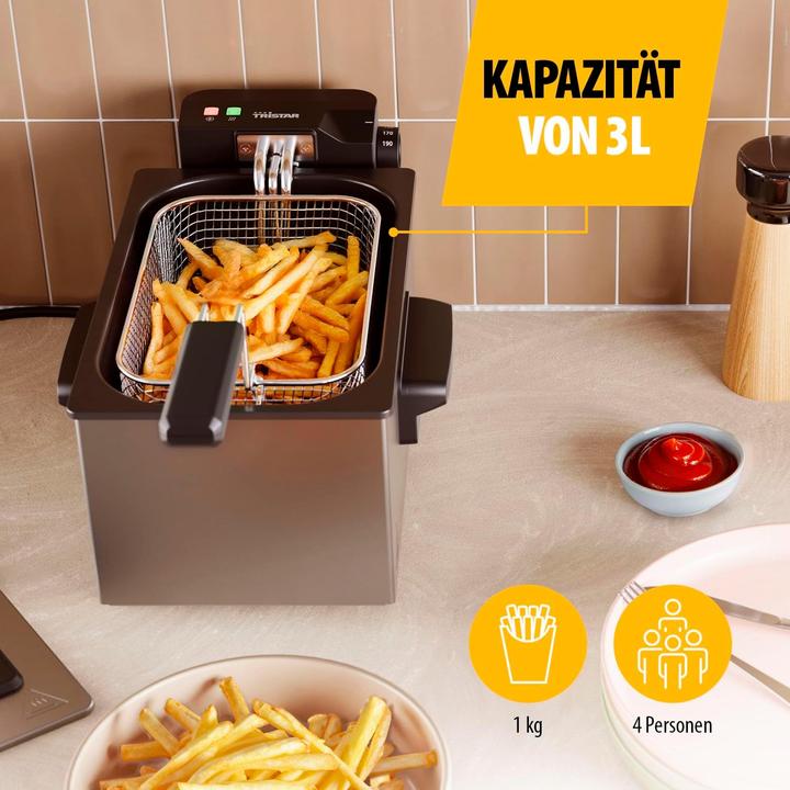 Actual product image Tristar Fritteuse mit Sichtfenster und Cool Zone Technologie