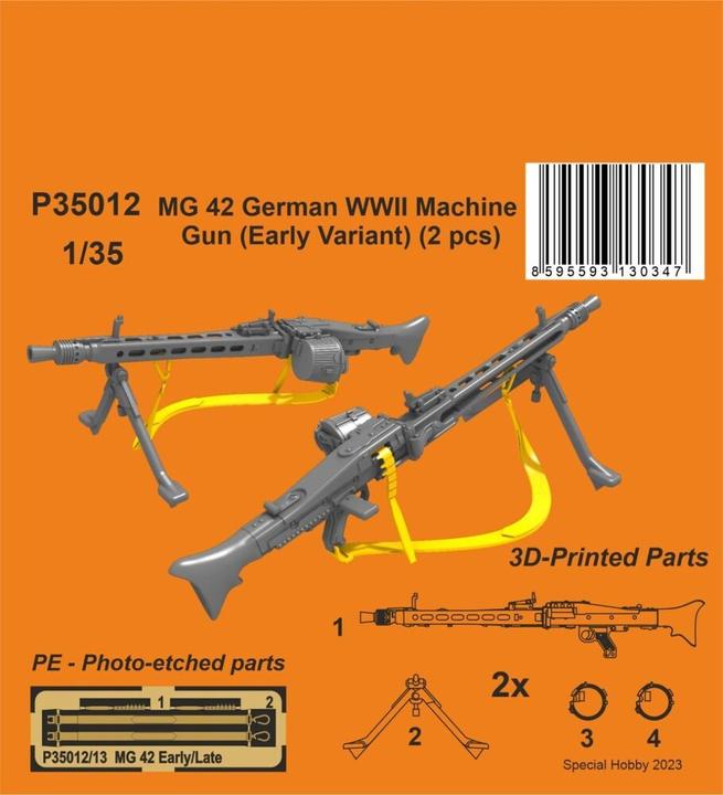 Immagine prodotto CMK MG 42 Mitragliatrice tedesca della seconda guerra mondiale (variante iniziale) 1/35