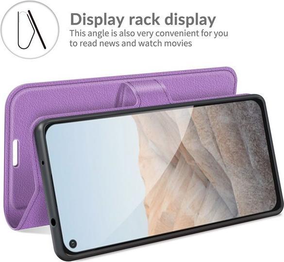 Produktbild MU Classic Litchi Leder Bookcover Series (Google Pixel 5a)