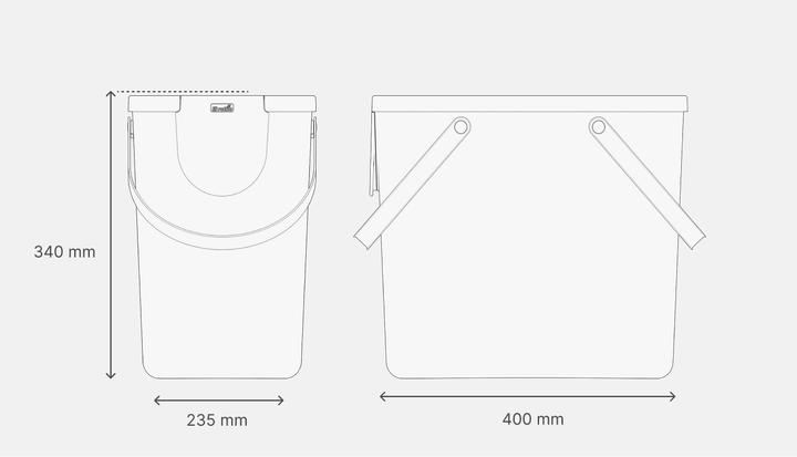 Produktbild Rotho Albula (40 x 23.5 x 34 cm, 25 l)