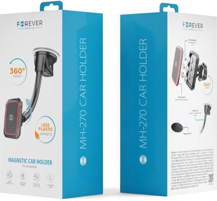 Produktbild Forever Autohalterung für Windschutzscheibe MH-270 magnetisch schwarz