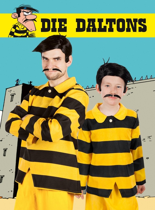 Produktbild Maskworld The Daltons Perücke & Bart für Kinder - Fasching