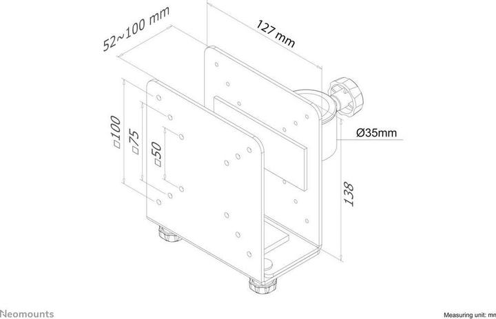 Immagine prodotto Neomounts Thinclient-10 (Tavolo)