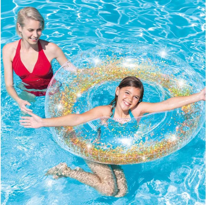 Actual product image Intex glitter tubes