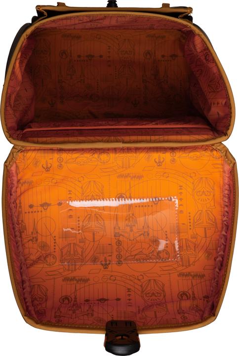 Coolpack Satchel fabric green, orange