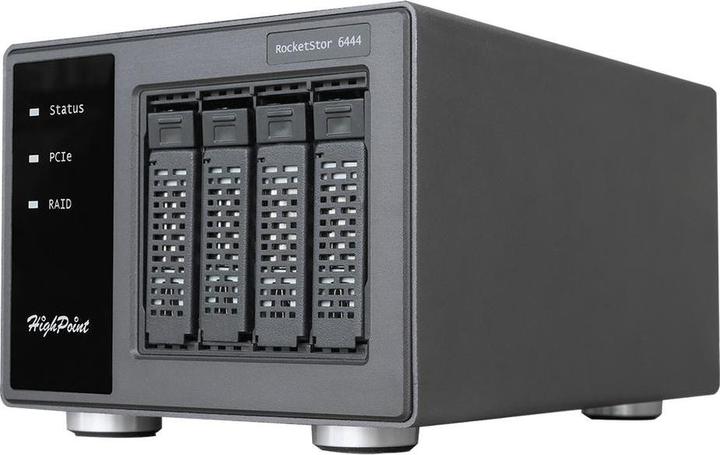 Actual product image HighPoint RocketStor SSD6444 2.5 external enclosure (2.5")