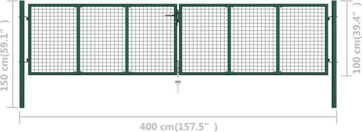 Produktbild vidaXL Gartentor