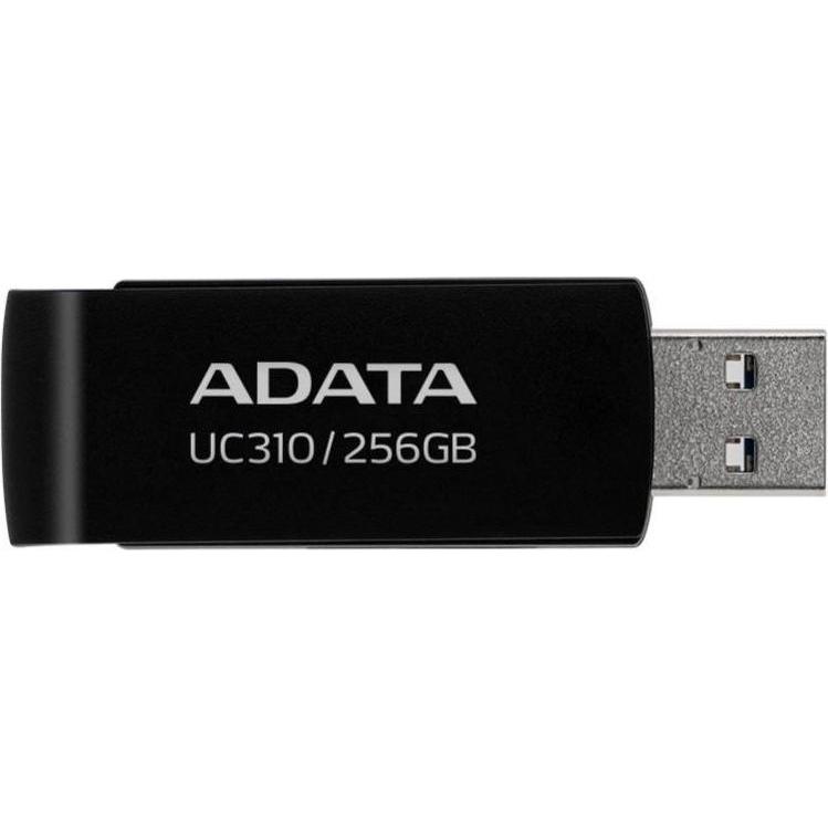 Adata UC310 256GB (schwarz, USB-A 3.2 Gen 1) (256 GB, USB-A), USB Stick, Schwarz