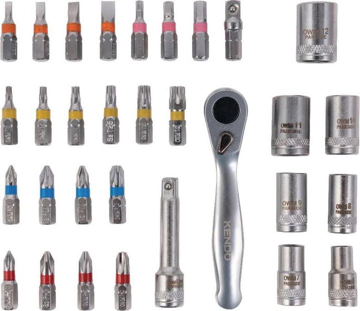 Produktbild Kendo Bit- und Steckschlüsselset 31-teilig