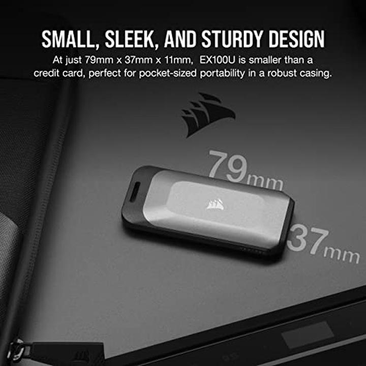 Productafbeelding Corsair EX100U 2TB draagbare USB-opslag (2 TB)