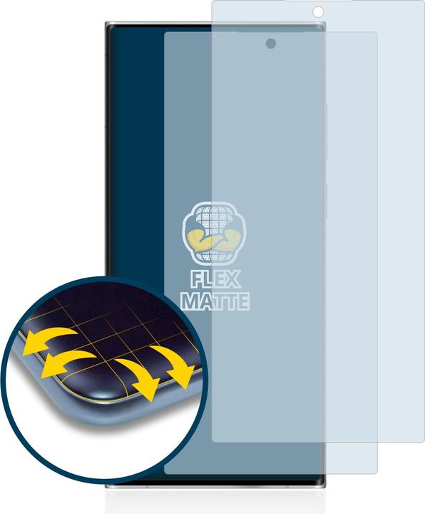 Produktbild BROTECT Full-Cover Displayschutz Matt (2 Stück, Samsung Galaxy S22 Ultra (5G))