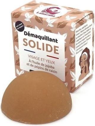Actual product image Lamazuna Solid organic make-up remover jojoba & grape seed - 30ml - (Make-up remover, 30 ml)