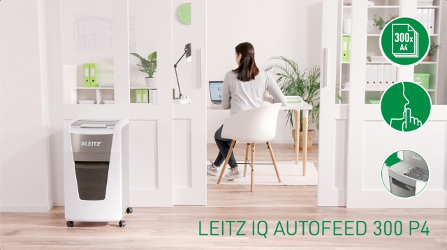 Actual product image Leitz IQ Autofeed Office Pro 300 P-4 (Particle cut)