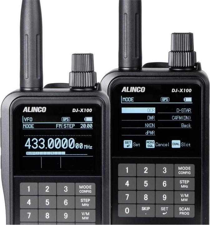 Immagine prodotto Alinco DJ-X100E – Digitaler Multi-Mode Breitband-Empfänger mit USB-C und GPS