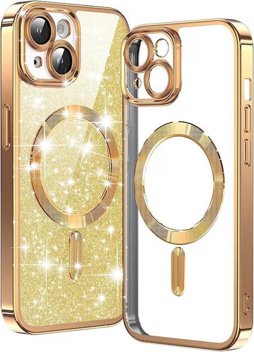 Image du produit Techsuit - Luxury Glitter MagSafe - iPhone 15 Plus - Gold (Apple iPhone 15 Plus)