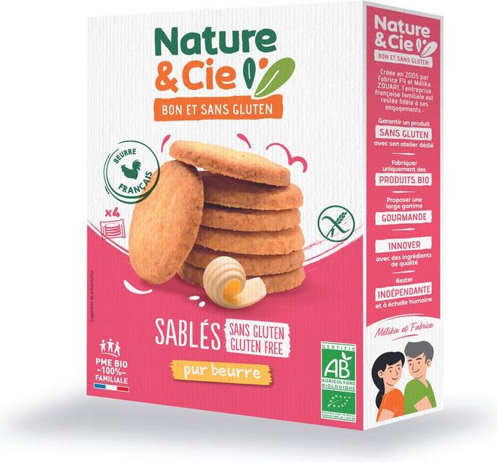 Produktbild Nature et Cie Guetzli Bio Butter-Sablés glutenfrei 135 g (1 Stk., 135 g)