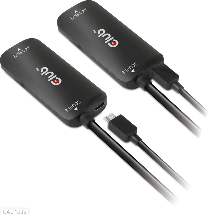 Image du produit Club 3D HDMI + Micro USB zu (DP, 0.72 cm)