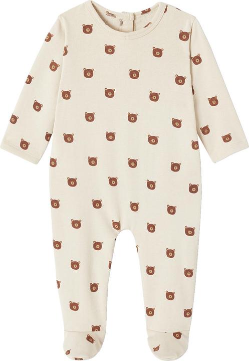 Produktbild Vertbaudet 2er-Pack Jungen Baby Strampler aus Sweatware mit Teddy Oeko-Tex (86)