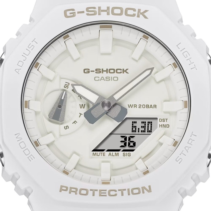 Actual product image G-Shock GA-2100-7A7ER (Chronograph, 49 mm)