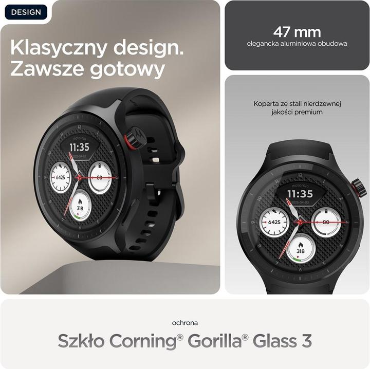 Produktbild Motorola Watch 2, black (47 mm, nur WLAN)