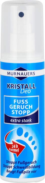Image du produit Murnauers Kristall Déodorant pieds anti-odeur, solution de 100 ml (Bain de pieds, 100 ml)