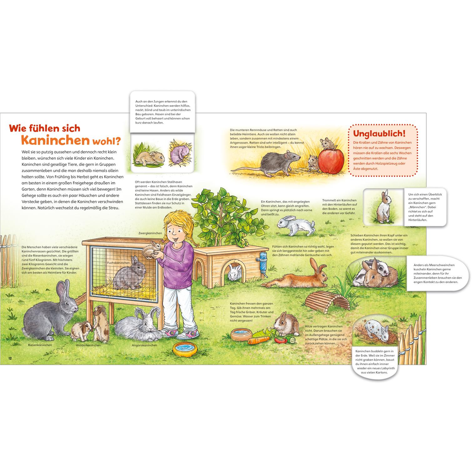 Thumbnail - WAS IST WAS Junior Meine liebsten Haustiere, Kinderbücher von Bärbel Oftring