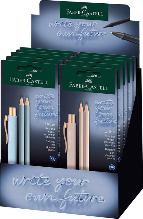 Image du produit Faber-Castell Set d'écriture 3pcs PolyBall Urban assorti (Assortiment, 3 x)