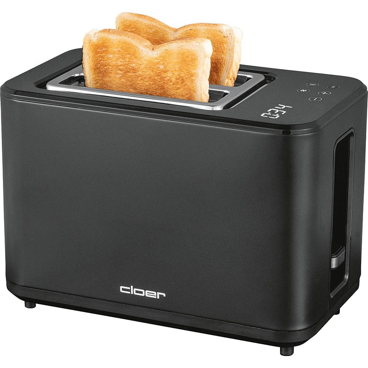 Cloer 3930 Toaster, Toaster, Schwarz