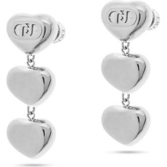 Liu Jo, Ohrringe, - Fashion steel drop heart earrings LJ2628
